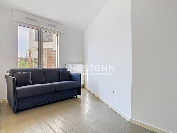 ISSY LES MOULINEAUX - MEUBLÉ - QUARTIER RODIN - Appartement Studio 1 pièce(s) de 28.01m² avec Jardin et parking en sous-sol