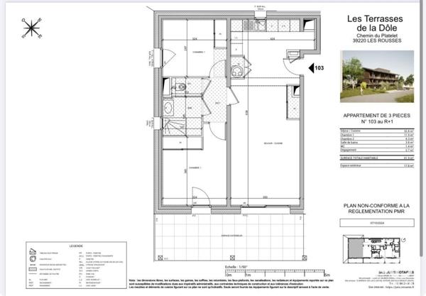 Appartement à vendre 3 pièces 62 m² Les Rousses
