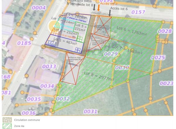 Terrain à bâtir de 350m² sur  1763  BEYREN LES SIERCK (57)