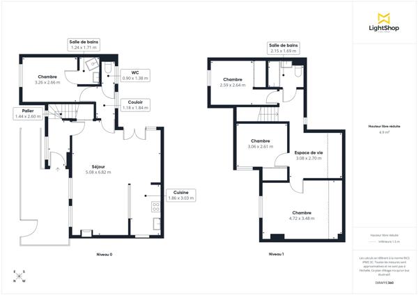 Maison dans rue privée - 5 pièces de 100 m² avec patios - Rue Paul Langevin, Saint-Ouen-sur-Seine