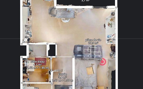 Appartement à louer    1 pièce •  Metz