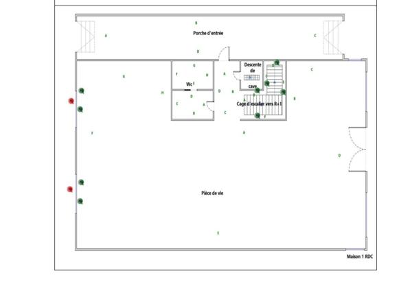 Orleans Dunois, a vendre, maison principale et maison d amis, ensemble avec  jardin, porche d 'entrée possible 2 stationnements.