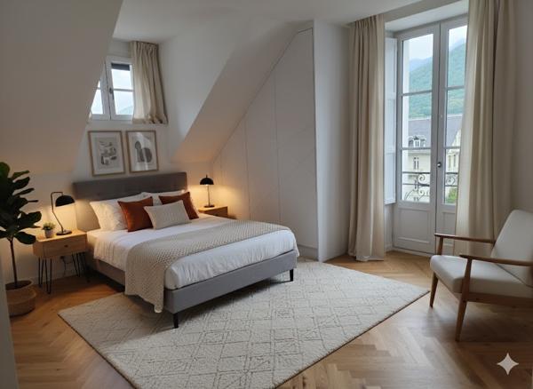 Bagnères-de-Luchon (31110) Appartement T3 centre de Bagnères de Luchon 76,24 m²