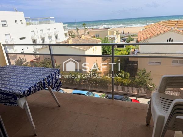 T2 avec vue mer exceptionnelle – Narbonne-Plage