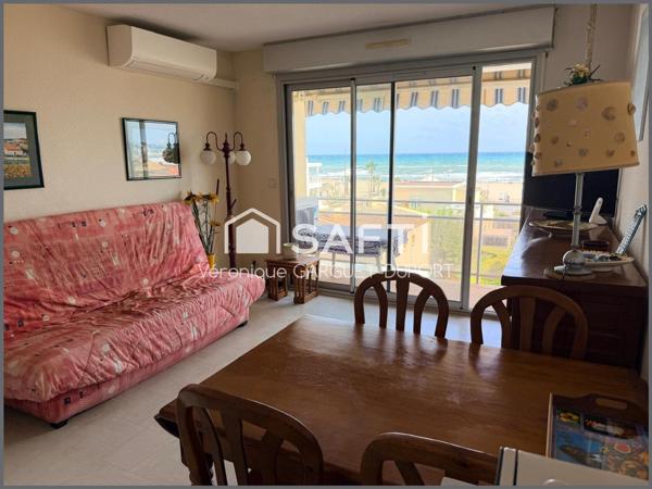 T2 avec vue mer exceptionnelle – Narbonne-Plage