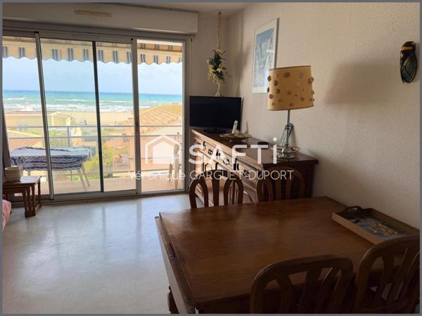 T2 avec vue mer exceptionnelle – Narbonne-Plage