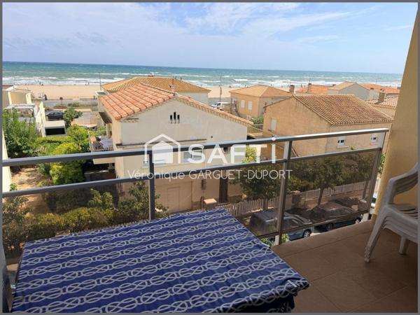T2 avec vue mer exceptionnelle – Narbonne-Plage
