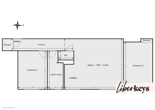 Apppartement de 3 pièces de 57m² | rue de la Porte de Trivaux | Clamart