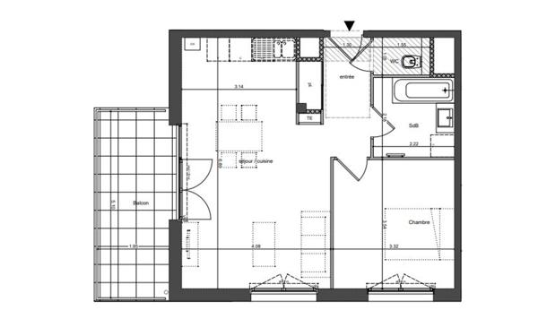 Appartement à vendre    2 pièces •  Thyez