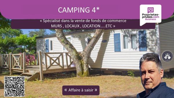 OPPORTUNITÉ INVESTISSEUR  - CAMPING 4* - SUD RHÔNE - MURS & FONDS