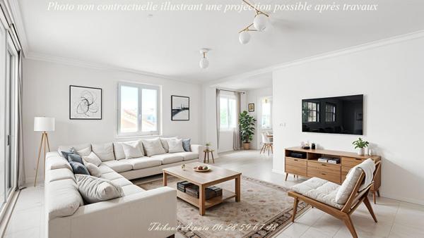 Appartement 4 pièce(s) de 95 m² habitables ? balcons, garage, cave et parking