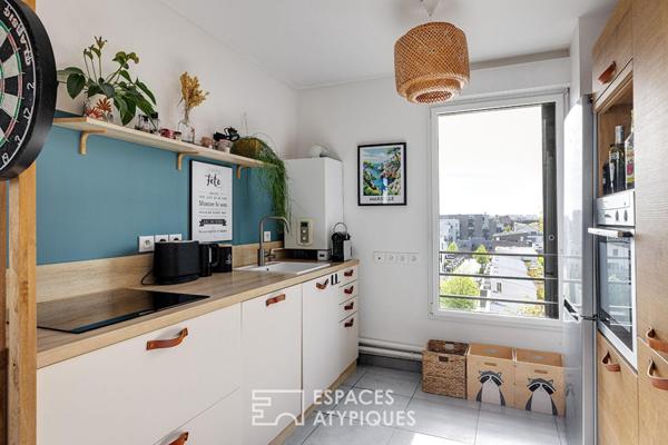 Appartement lumineux avec terrasse rooftop et vue imprenable