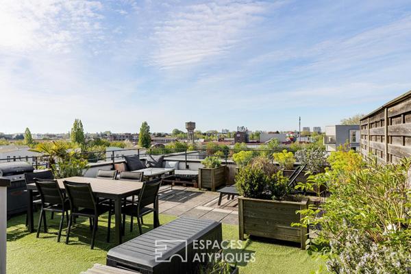 Appartement lumineux avec terrasse rooftop et vue imprenable