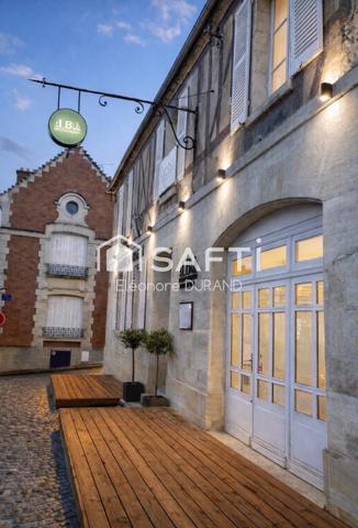 MURS COMMERCIAUX À VENDRE – HÔTEL RESTAURANT – EMPLACEMENT TOURISTIQUE – VIC-SUR-AISNE