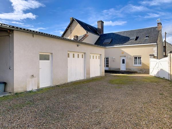À vendre - Maison mitoyenne 1 côté, 5 pièces située à Saint-Aubin-le-Dépeint (37370)