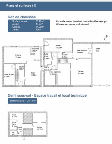 Maison 4 pièce(s) 3 chambre(s) 124 m²