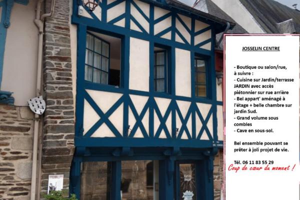 Maison à vendre - 7 pièces - 150 m² JOSSELIN (56120)