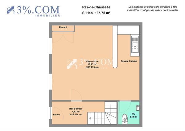 Maison 4 pièce(s) 3 chambre(s) 68 m²