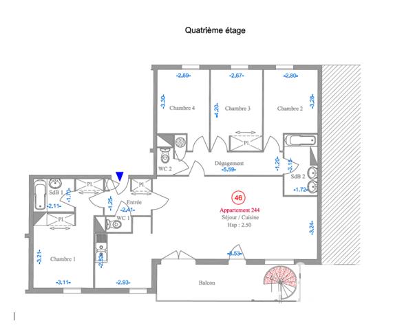 Appartement à vendre 5 pièces 112 m² Tassin-la-Demi-Lune