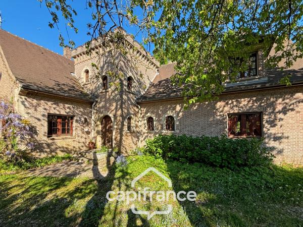 Maison de caractère style manoir – 258 m² – Parc arboré – Allée privative – Fort potentiel