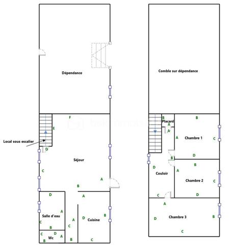Maison longere de 99 m²