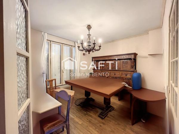 Maison à rénover 101 m², 4 chambres, fort potentiel