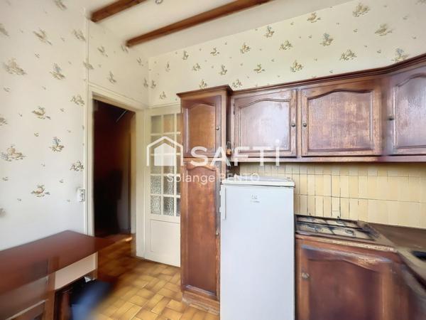 Maison à rénover 101 m², 4 chambres, fort potentiel