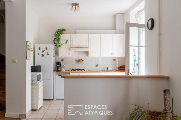 Maison de ville en pierre avec jardin plein sud, Nantes Monselet