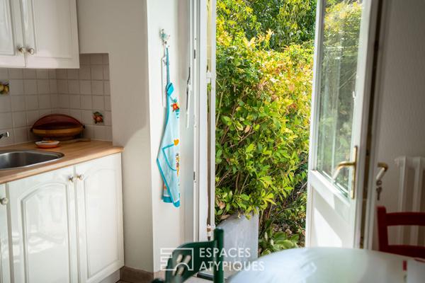 Maison de ville en pierre avec jardin plein sud, Nantes Monselet
