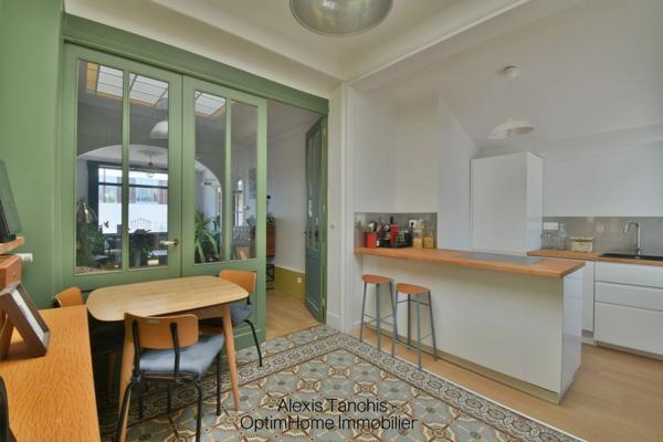 Exclusivité – Maison semi-mitoyenne avec cachet, garage & jardin S/O – Marcq Centre