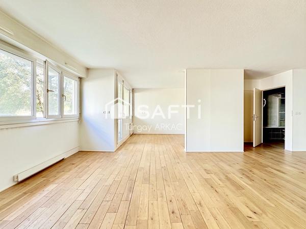 Grand T3/T4 lumineux de 80 m² avec balcon sud-est – Bourgoin-Jallieu centre – Garage en option