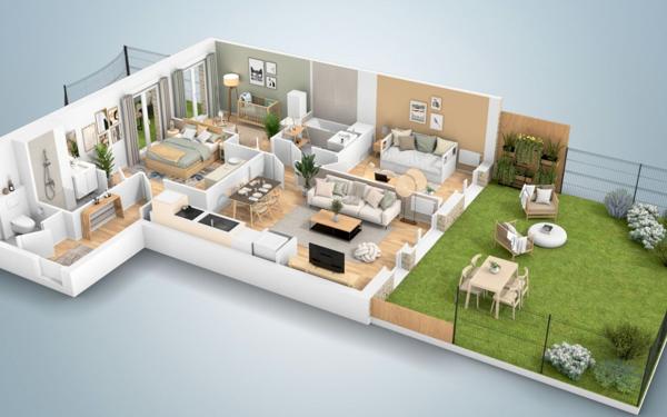 Appartement à vendre    4 pièces • 75,80 m2 Le Plessis-Trévise