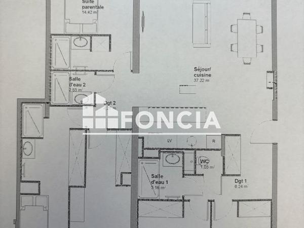 À vendre Appartement 6 pièces 122.17 m² - Nice 06000