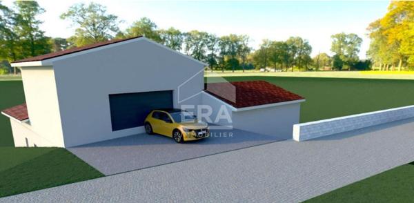 Terrain avec bâtisse