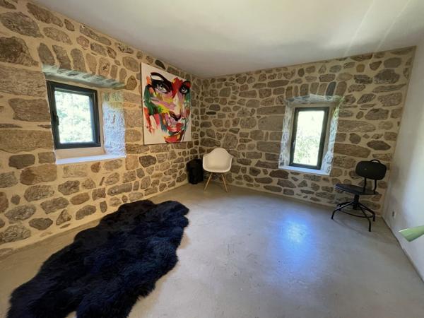 Charmante propriété Ardéchoise en pierres avec piscine et gîtes