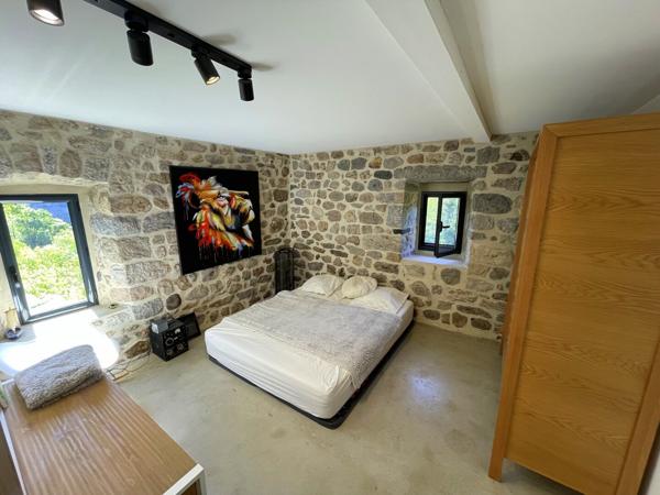 Charmante propriété Ardéchoise en pierres avec piscine et gîtes