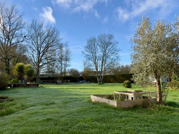 CHOUZE SUR LOIRE, Maison tuffeau 4 chambres avec vie de plain-pied sur jardin arboré clos.
