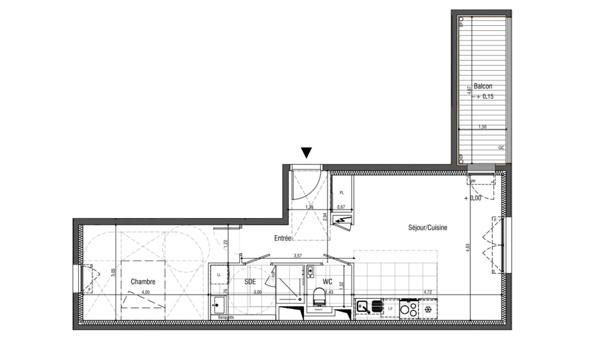 Appartement à vendre 2 pièces 50 m² Saint-Germain-en-Laye