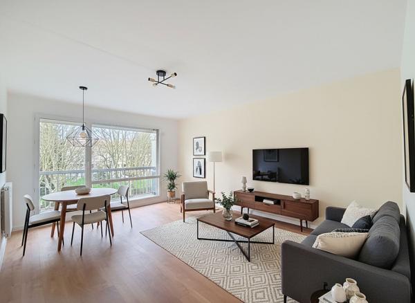 A vendre exclusivité appartement 3 pièces 62 m² traversant avec balcon et parking