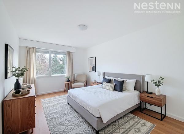 A vendre exclusivité appartement 3 pièces 62 m² traversant avec balcon et parking