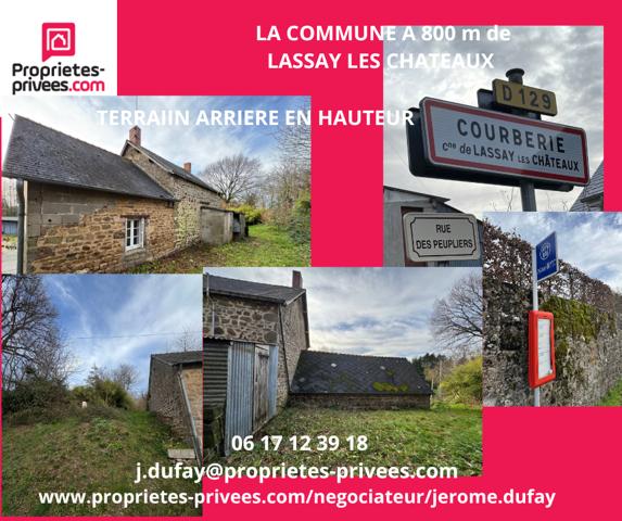 Maison 135 M² 3CH secteur COURBERIE  53110 commune LASSAY LES CHATEAUX 53110