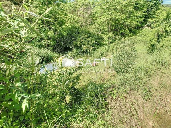 Grande maison avec jardins, terrasse et garage.