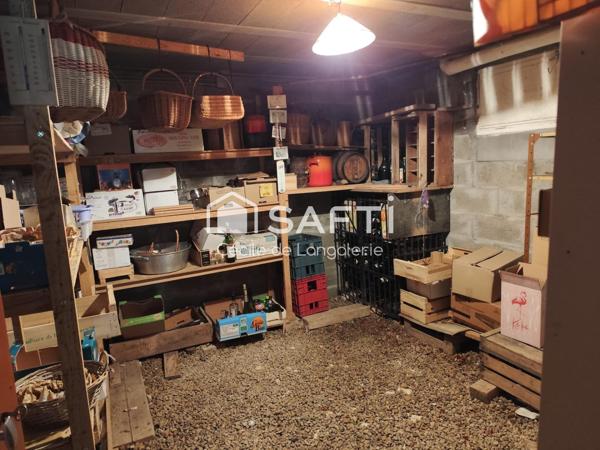 BELLE MAISON  SUR SOUS-SOL AVEC TERRAIN ARBORE