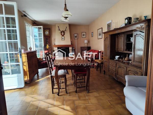 BELLE MAISON  SUR SOUS-SOL AVEC TERRAIN ARBORE
