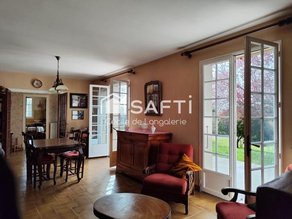 BELLE MAISON  SUR SOUS-SOL AVEC TERRAIN ARBORE