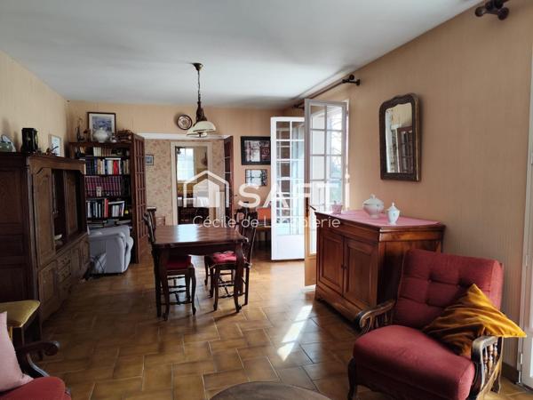 BELLE MAISON  SUR SOUS-SOL AVEC TERRAIN ARBORE