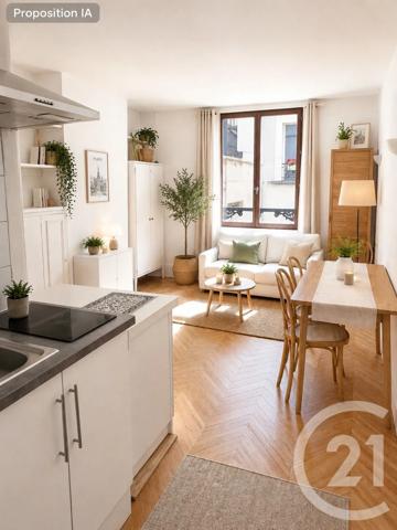 Appartement T2 à vendre  2 pièces - 33,28 m 2   PARIS  - 75009