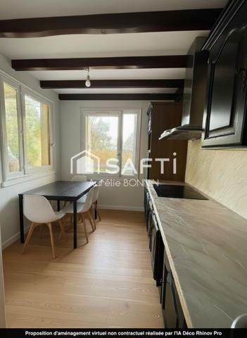 Talence appartement 3 chambres possibilité 4 avec terrasse privative, parking fermé  et cave