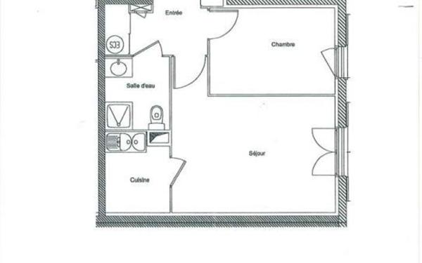 Appartement à louer    2 pièces • 41,88 m2 Orléans