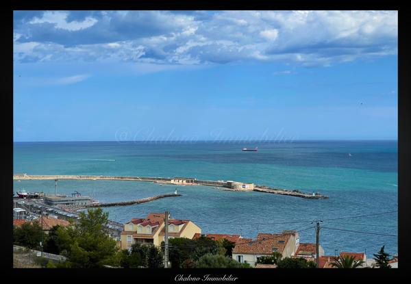 DEPT 34 - SÈTE - SAINT-CLAIR / MONT SAINT-CLAIR - T3 CABINE MEUBLÉ AVEC VUE MER, TERRASSE, PISCINE ET ASCENSEU
